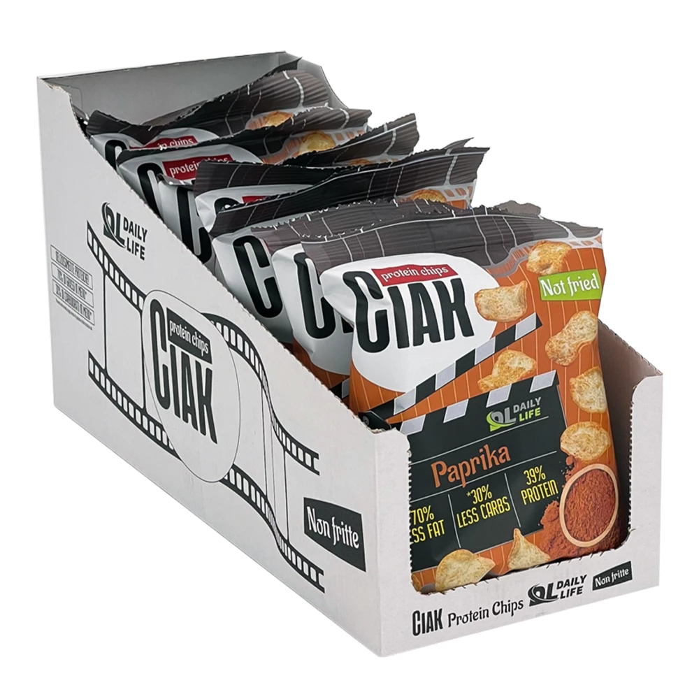 Protein Chips Ciak - Boite de 8, Paprika
