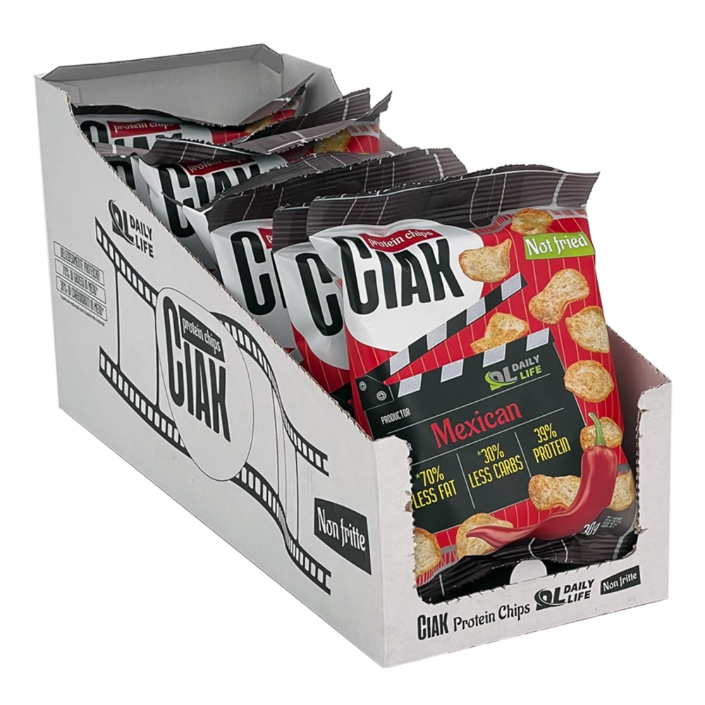 Protein Chips Ciak - Boite de 8, Mexican