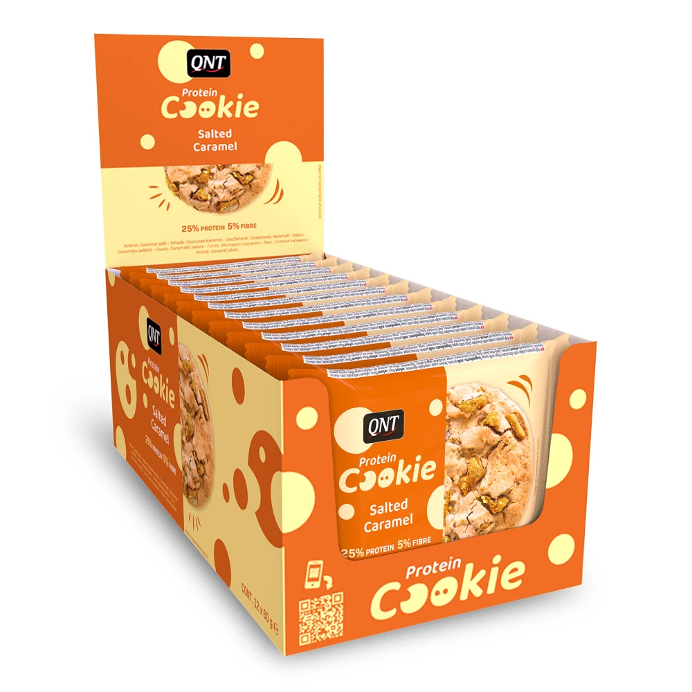 Protein Cookie - Boite de 12, Salted Caramel