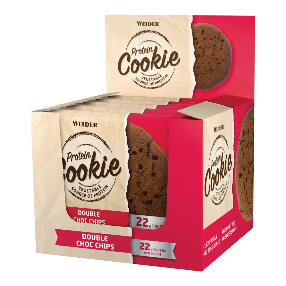 Protein Cookie - Boite de 12, Double Choc Chips