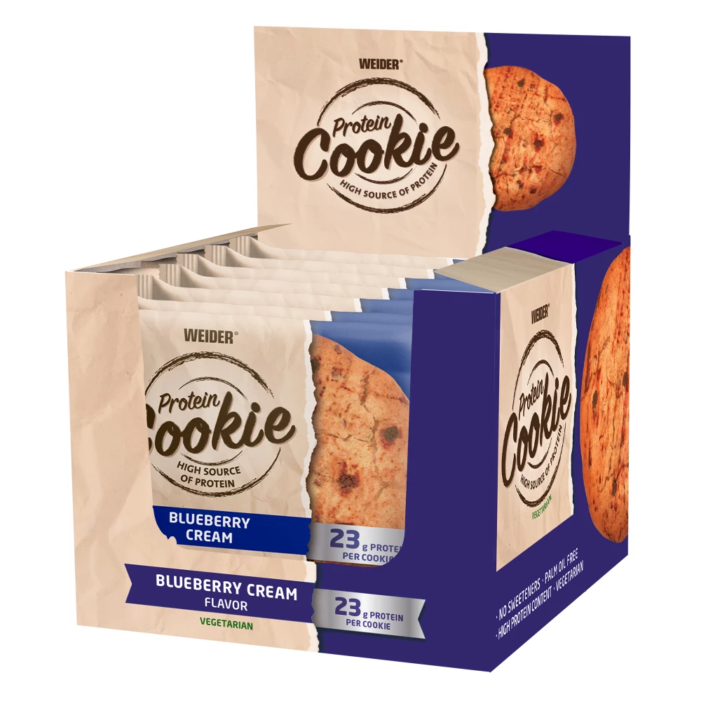Protein Cookie - Boite de 12, Blueberry