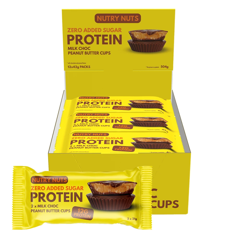 Protein Peanut Butter Cups - Boite de 12, Milk Chocolate