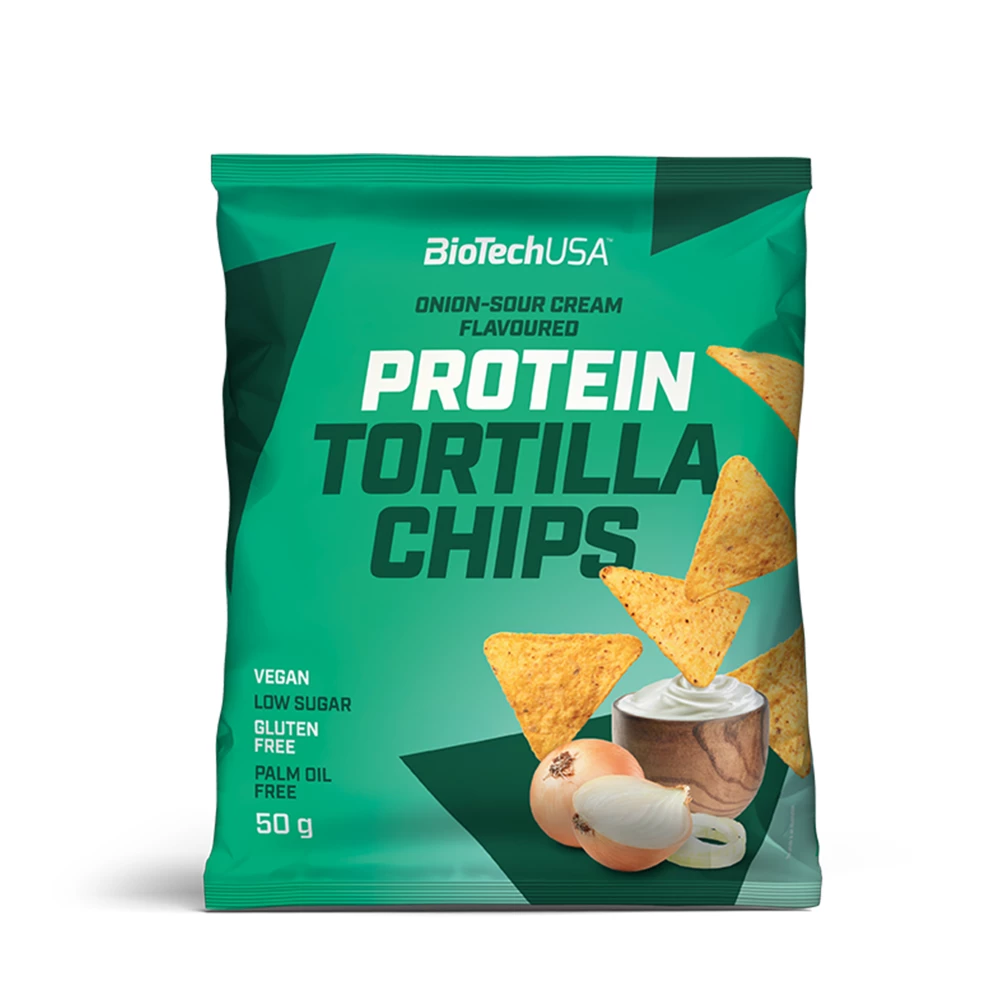 Protein Tortilla Chips - Boite de 16, Sour Cream & Onion