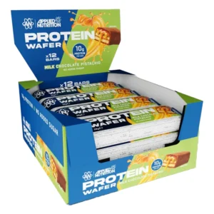 Protein Wafer - Boite de 12, Milk Chocolate Pistachio