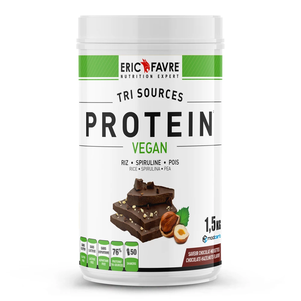 Protéines Vegan - 1500g, Chocolate Hazelnut