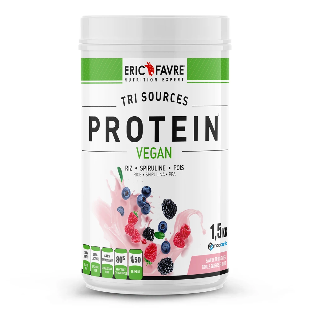 Protéines Vegan - 1500g, Triple Berry