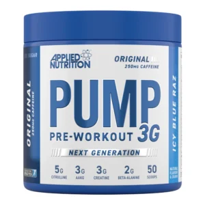 Pump 3G Pre-Workout - 375g, Icy Blue Raz