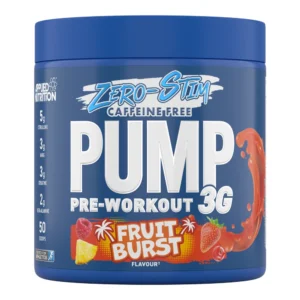 Pump 3G Zero Stim Pre-Workout - 375g, Fruit Burst