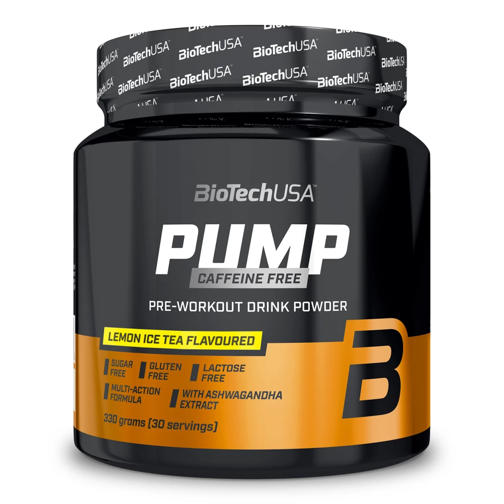 Pump Caffeine Free - 330g, Lemon Ice Tea