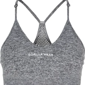 Quincy Seamless Sports Bra - XS/S, Gray Melange