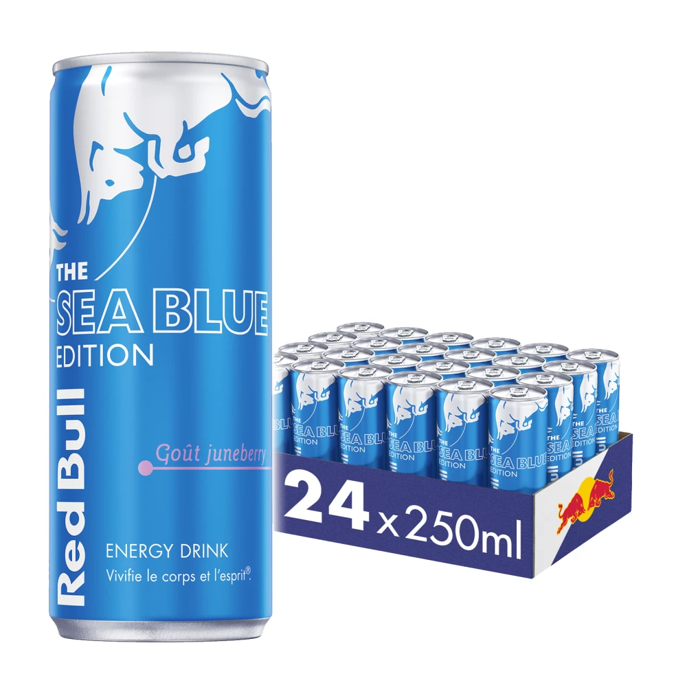 Red Bull The Sea Blue Edition - Pack de 24, Juneberry