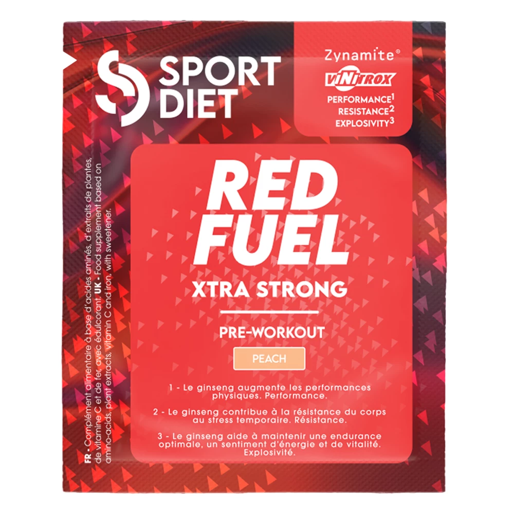 Red Fuel Pre-Workout - 10g, Peach