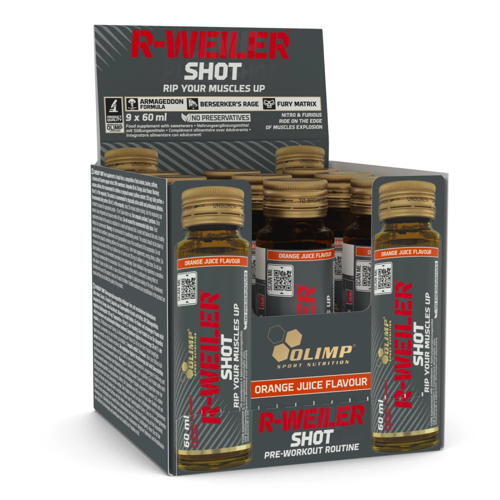 Redweiler Shot - Pack de 9, Orange Juice
