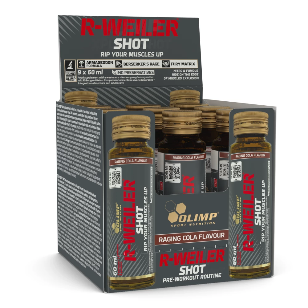 Redweiler Shot - Pack de 9, Raging Cola