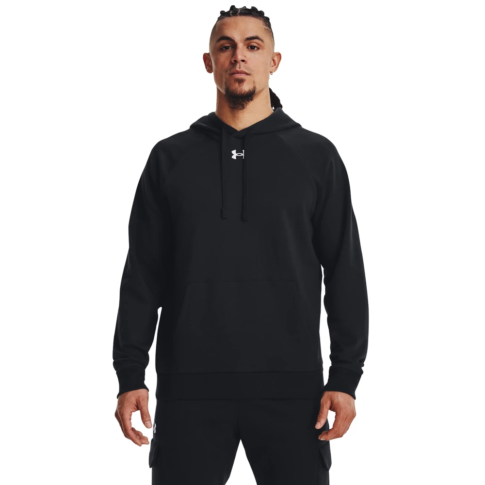 Men's Under Armour Rival Fleece Hoodie - XXL, Black