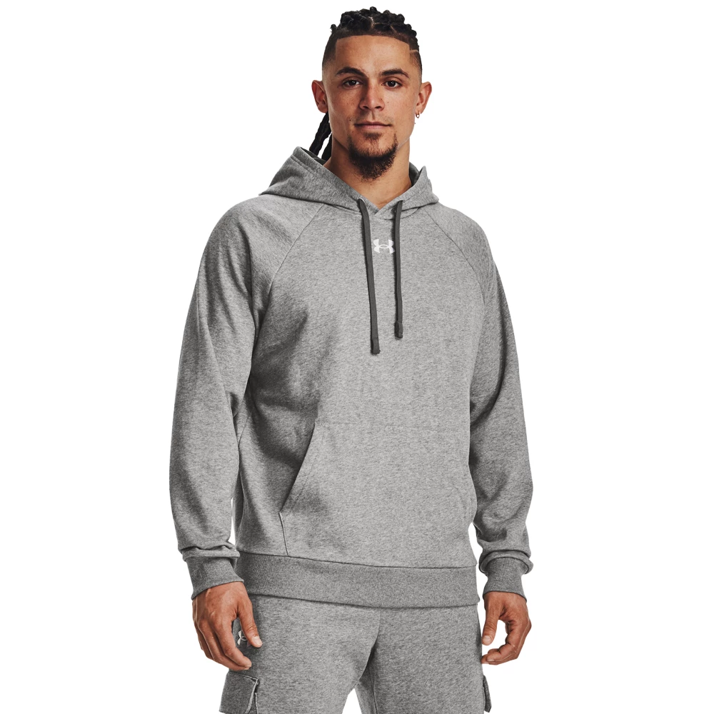 Men's Under Armour Rival Fleece Hoodie - L, Gray