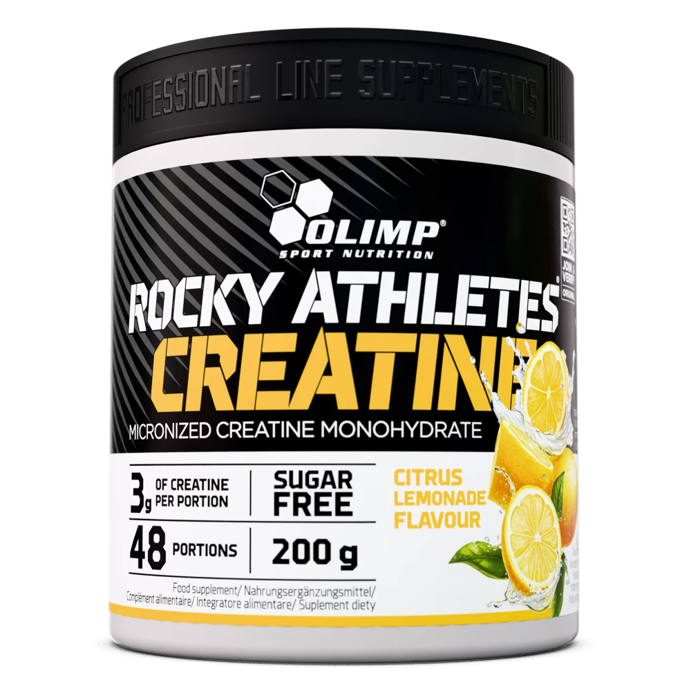 Rocky Athletes Creatine - 200g, Citrus Lemonade