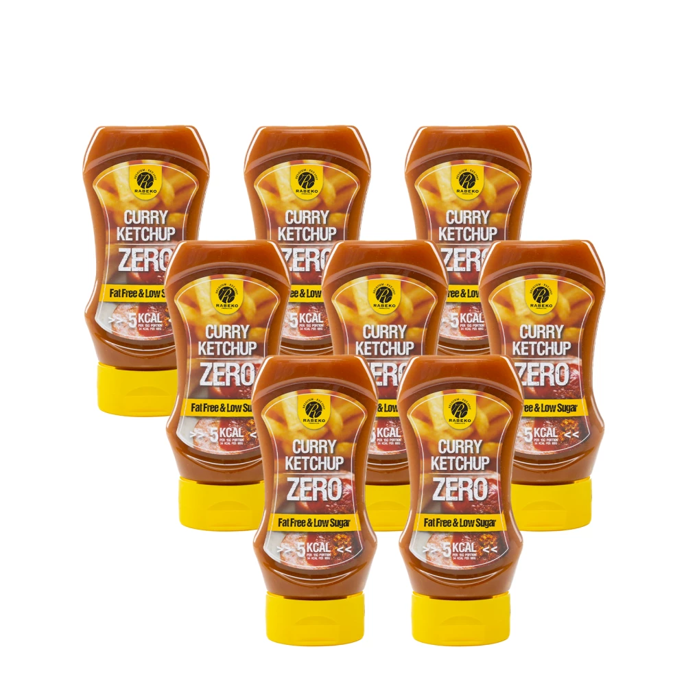 Sauces salées Rabeko - Boite de 8, Curry Ketchup
