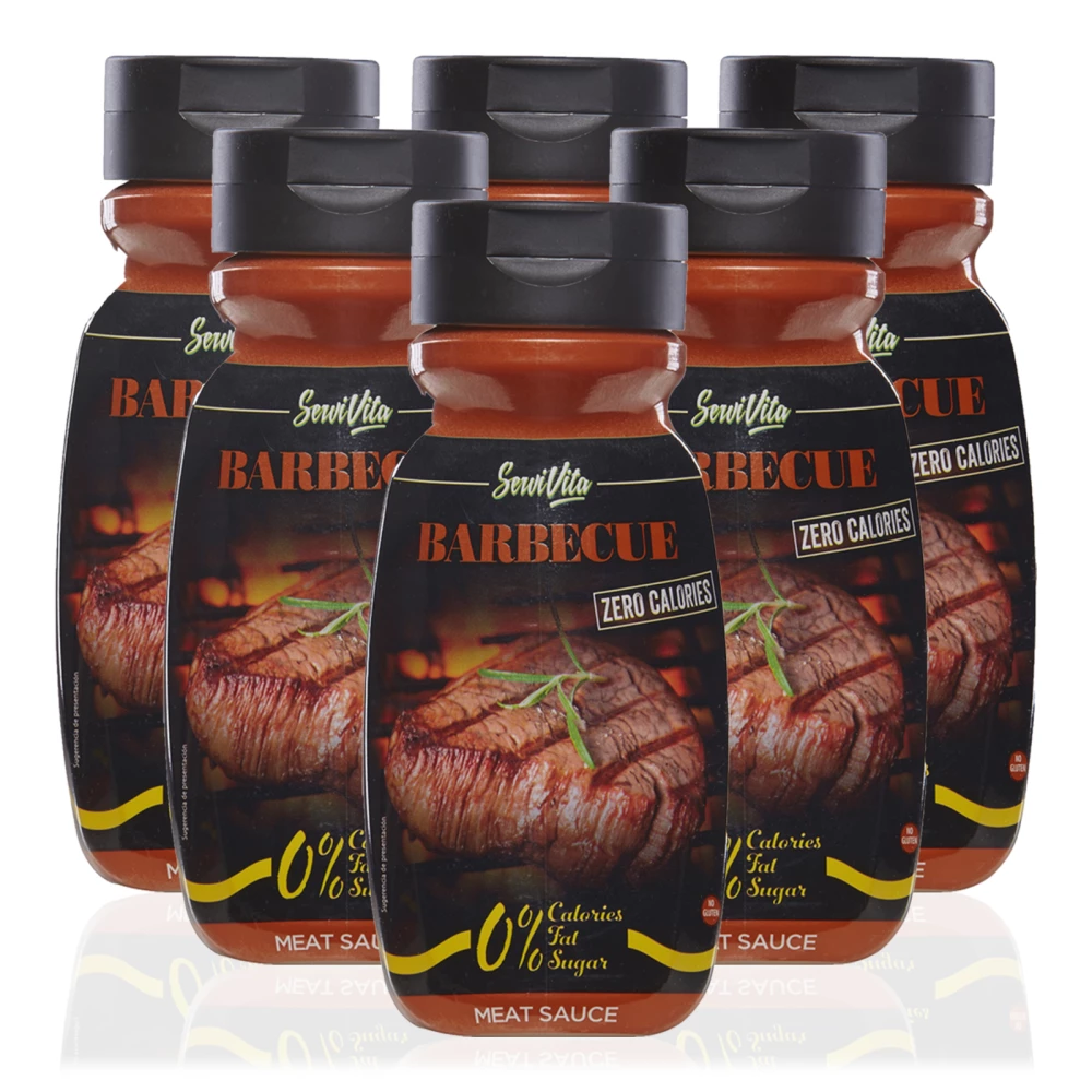 Sauces salées Servivita - Pack de 6, BBQ