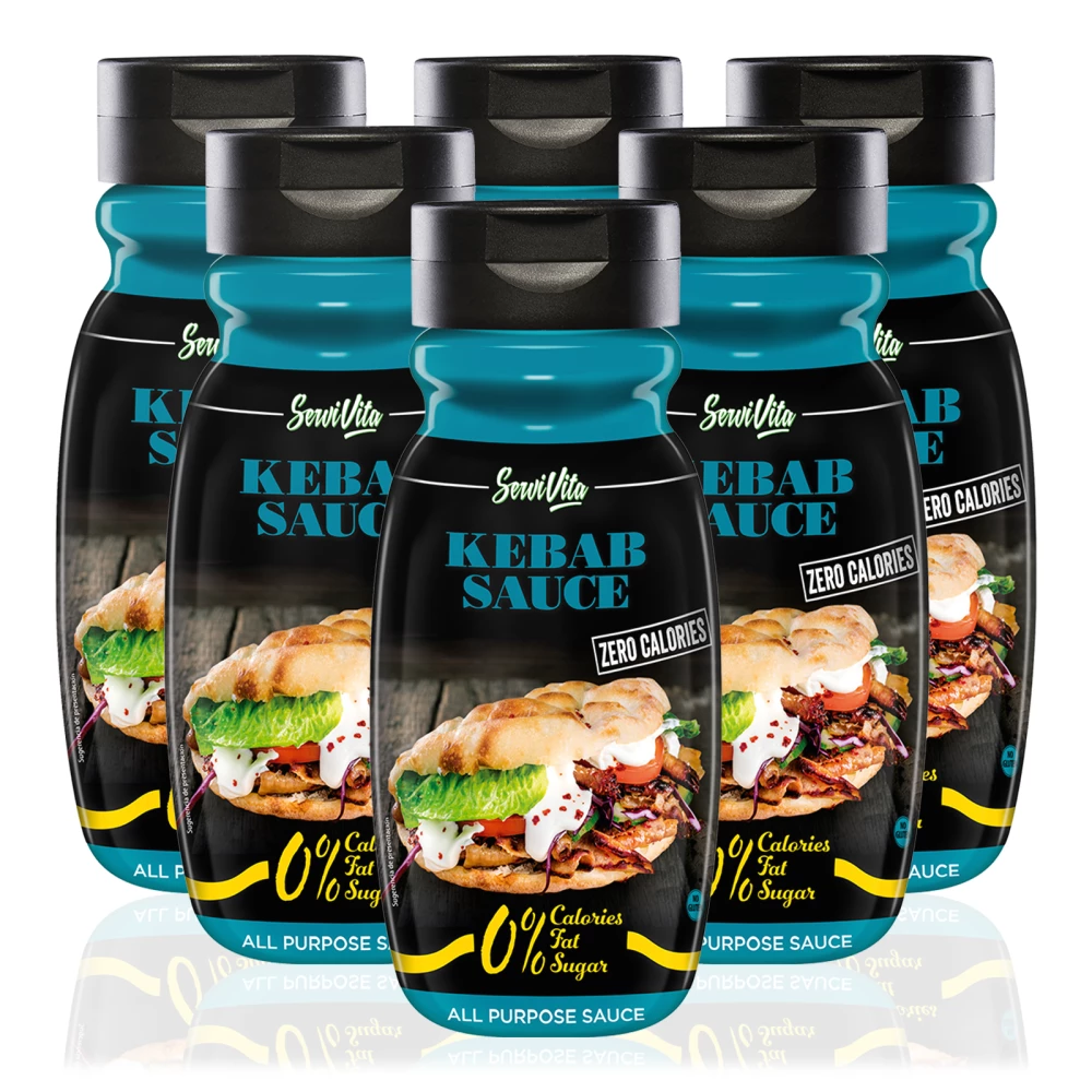 Sauces salées Servivita - Pack de 6, Kebab