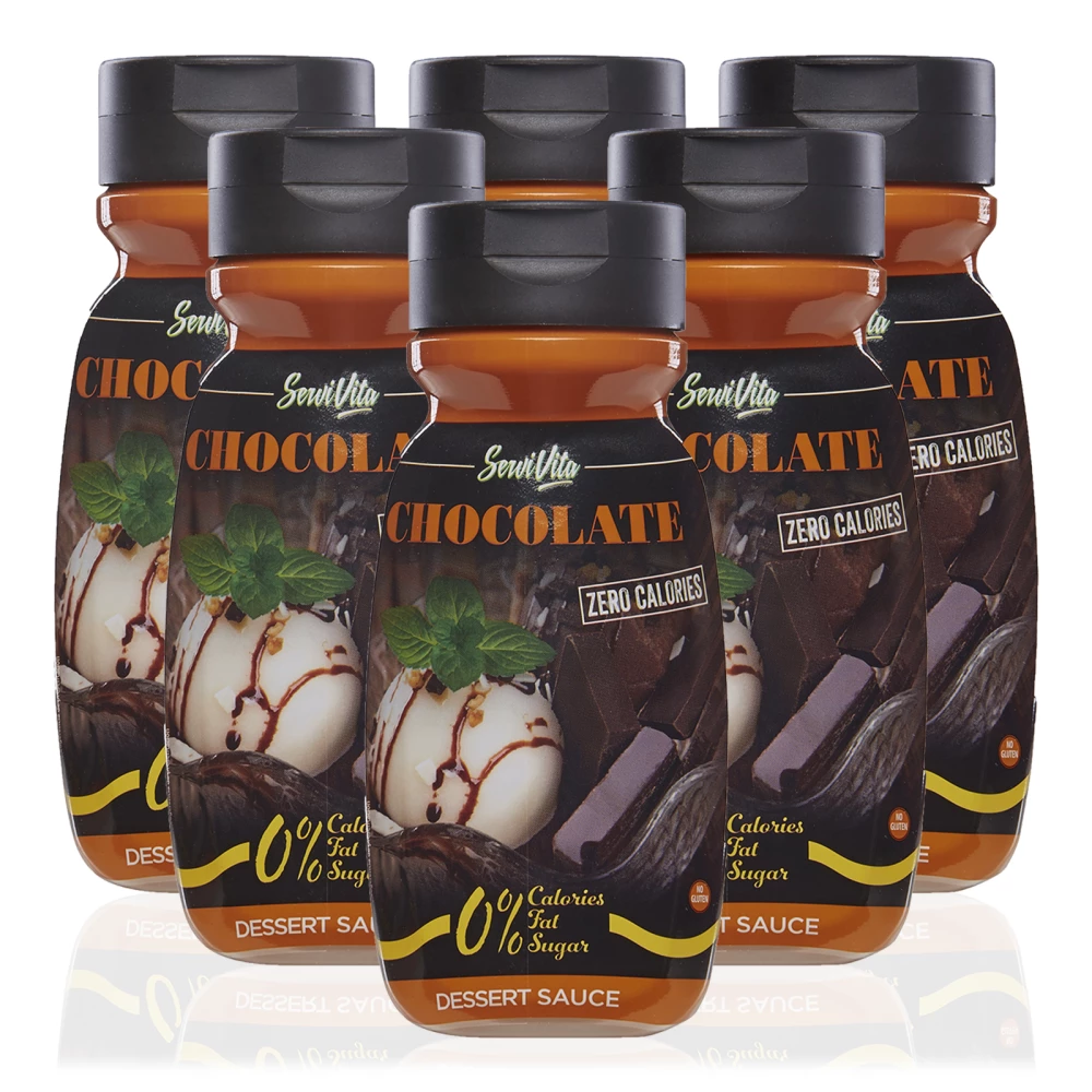Sauces sucrées Servivita - Pack de 6, Chocolate