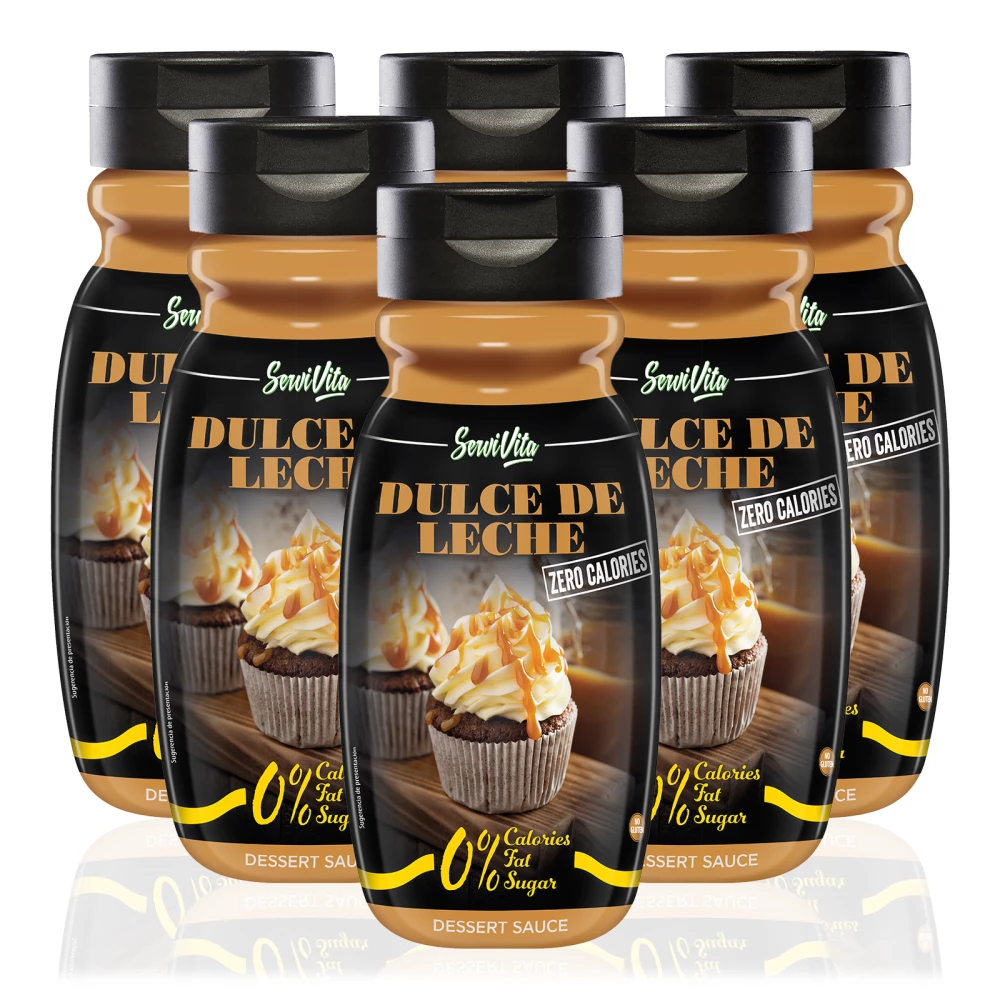 Sauces sucrées Servivita - Pack de 6, Dulce de Leche