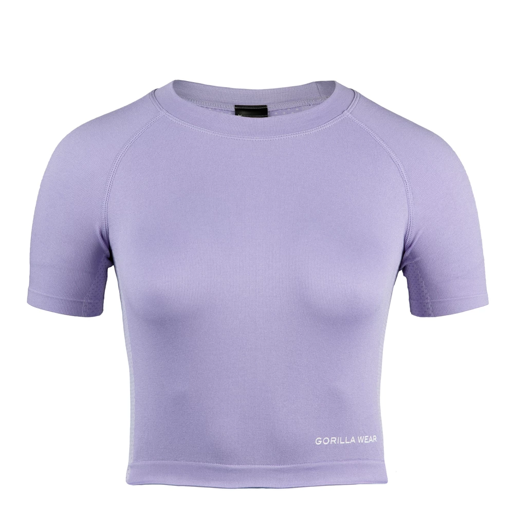 Selah Seamless Crop Top - S/M, Lilac