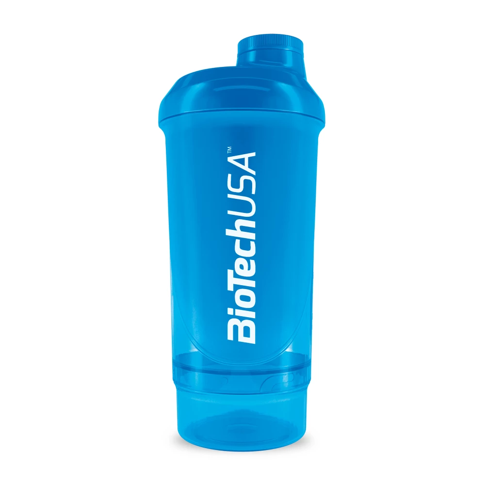 Shaker Wave + Compact - 500ml, Bleu