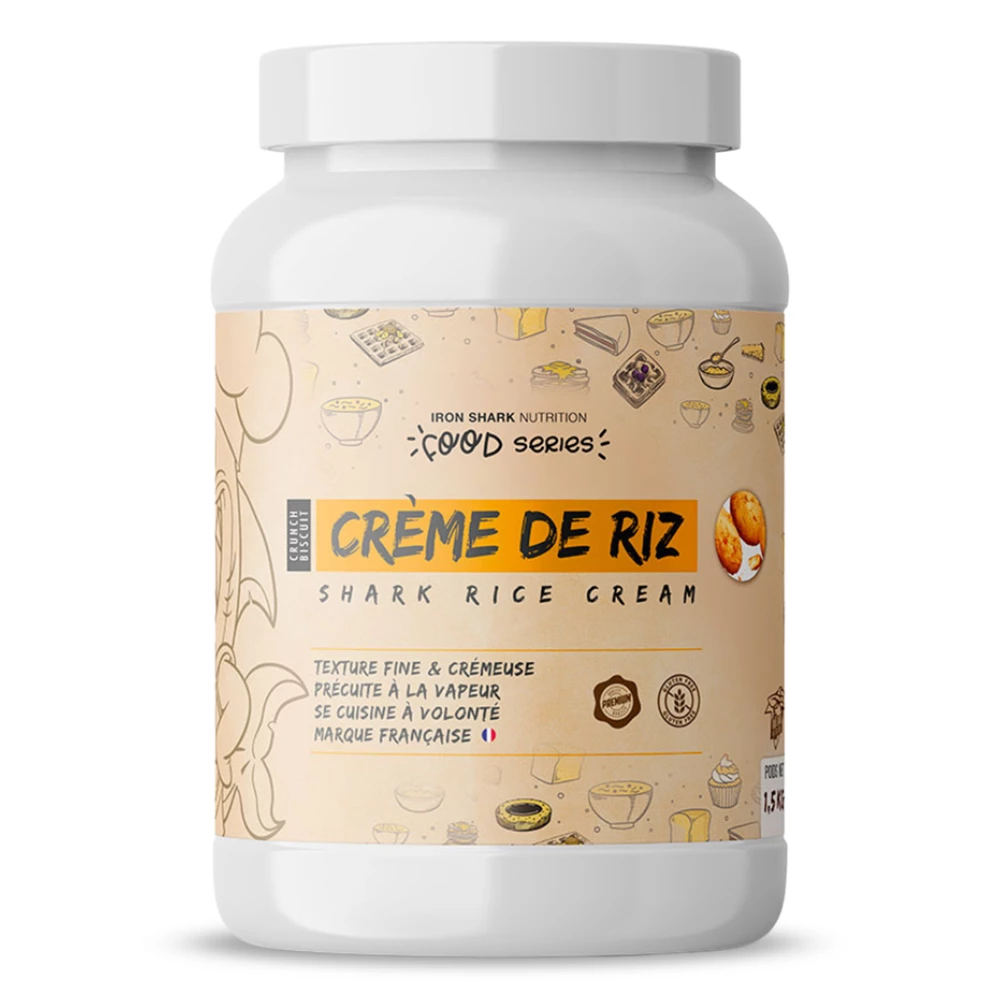 Shark Rice Cream - 1500g, Crunch Biscuit