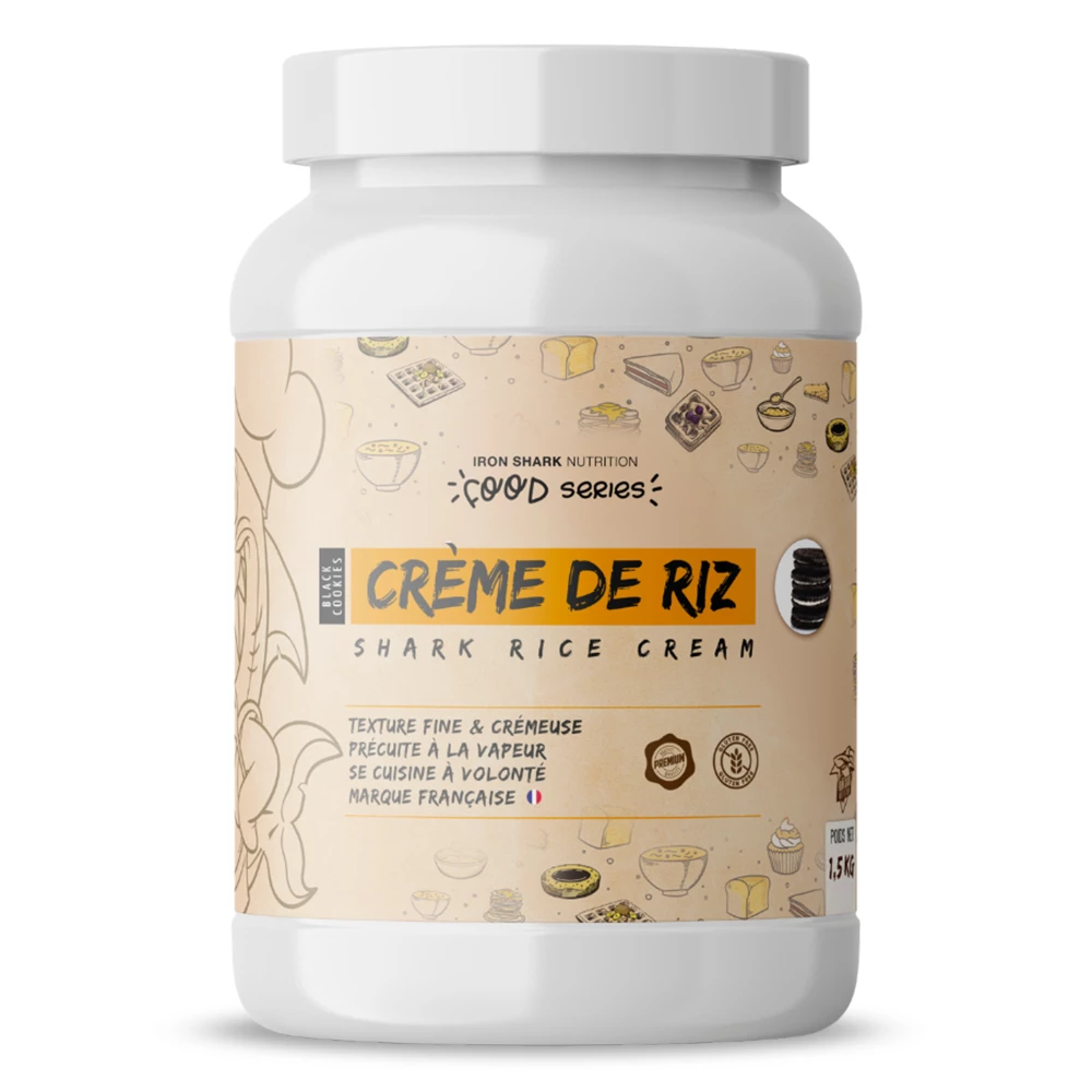 Shark Rice Cream - 1500g, Black Cookies
