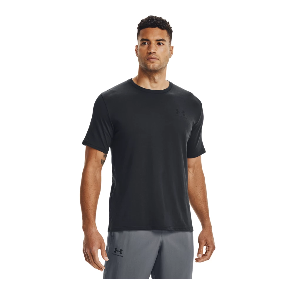 Haut à manches courtes Under Armour Sportstyle Left Chest - M, Black