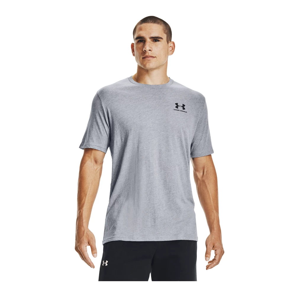 Haut à manches courtes Under Armour Sportstyle Left Chest - XL, Gray