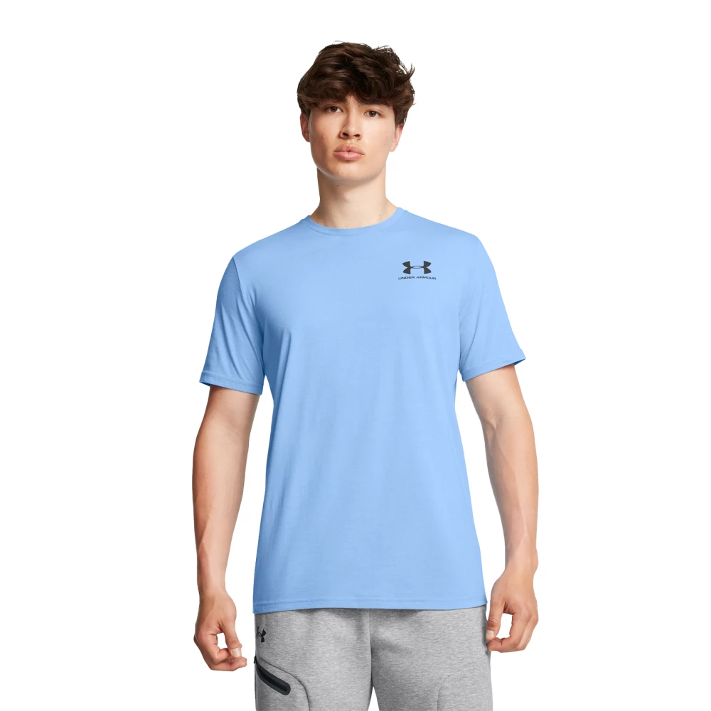 Haut à manches courtes Under Armour Sportstyle Left Chest - S, Blue