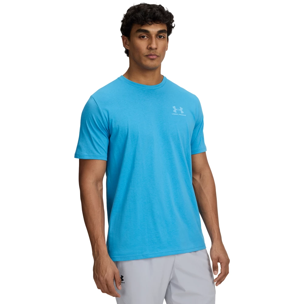 Haut à manches courtes Under Armour Sportstyle Left Chest - M, Blue