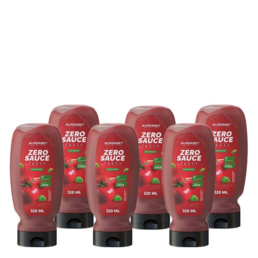 Tasty Zero Sauce - Boite de 6, Ketchup