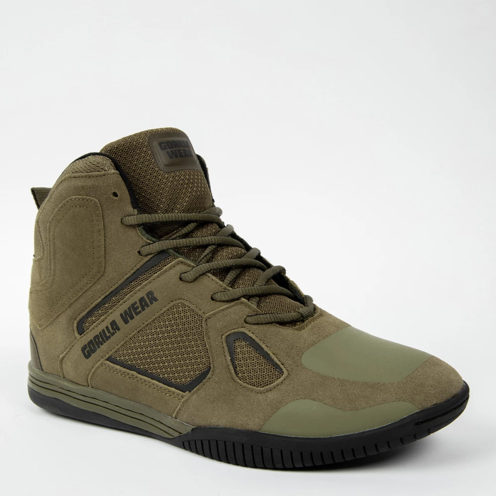 Troy High Tops - 36, Army Green