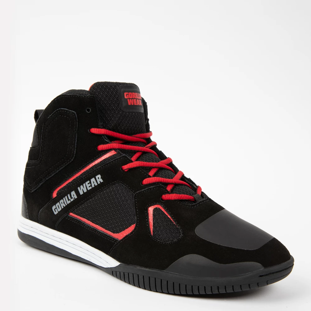 Troy High Tops - 36, Black/Red