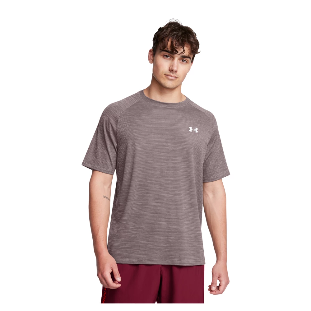 Haut à manches courtes Under Armour Tech™ Textured - S, Gray
