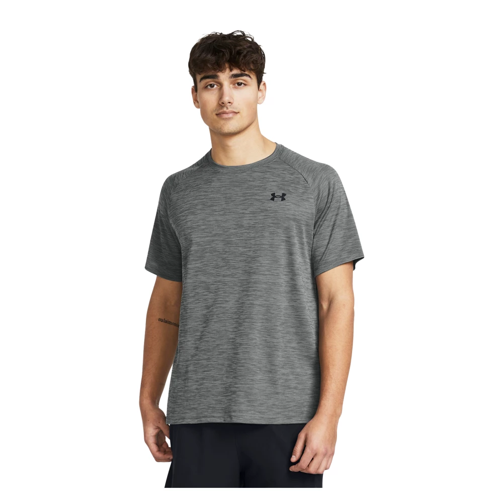 Haut à manches courtes Under Armour Tech™ Textured - L, Gray Melange