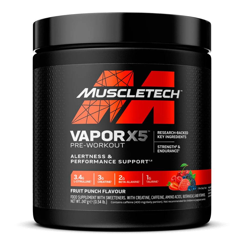 Vapor X5 Pre-Workout - 248g, Fruit Punch