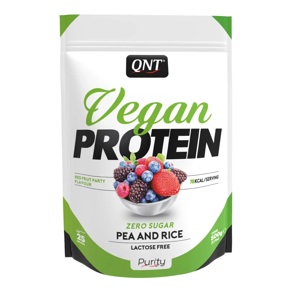 Vegan Protein - 500g, Red Fruit Party