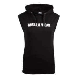 Virginia Sleeveless Hoodie - XS, Black