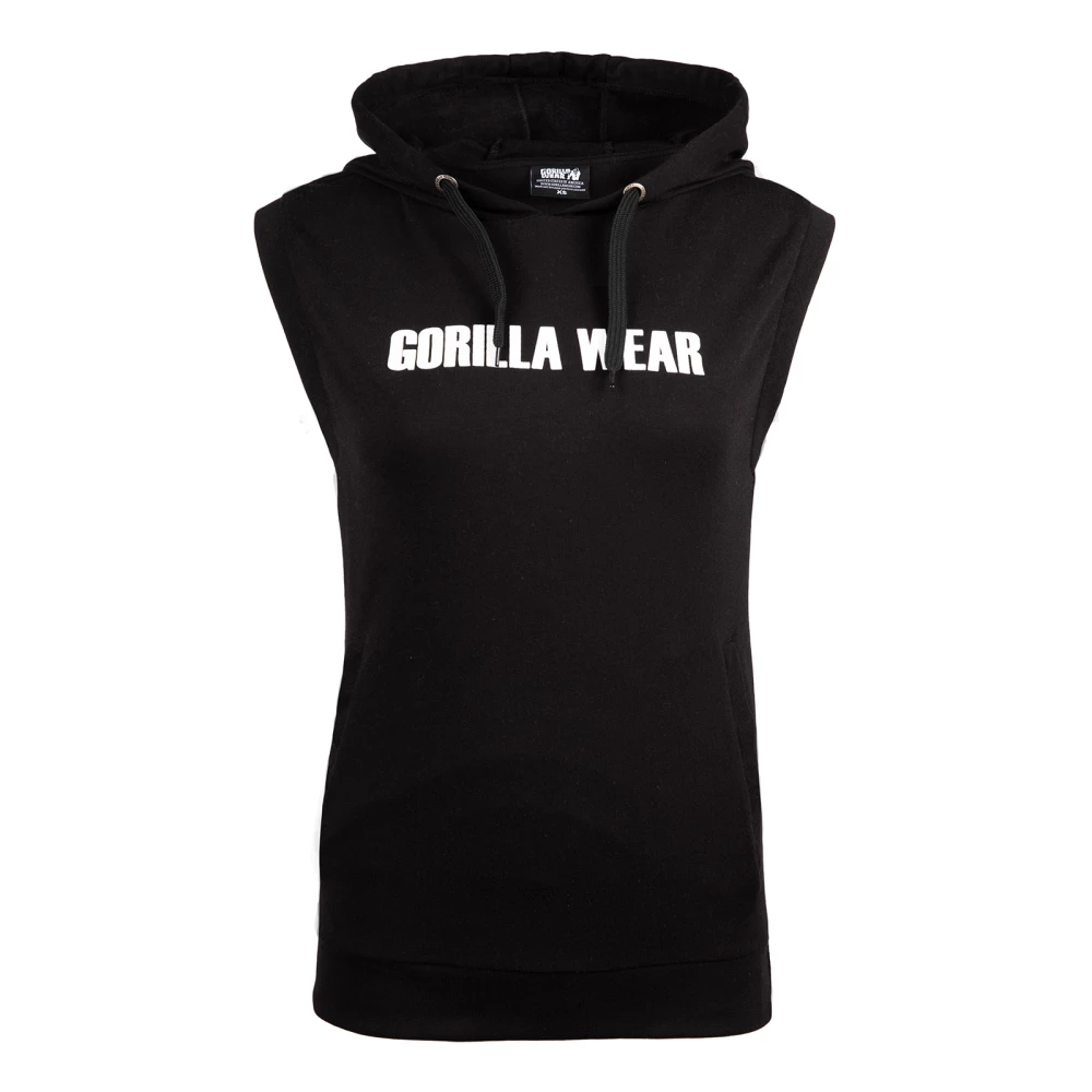 Virginia Sleeveless Hoodie - XS, Black