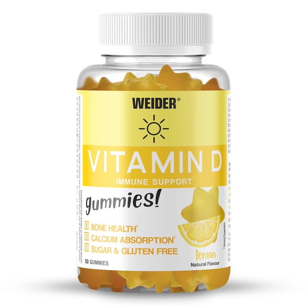 Vitamin D - 50 Gummies, Lemon
