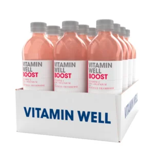 Vitamin Well Boost - Pack de 12, Myrtille Framboise