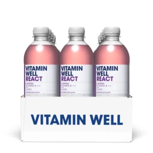 Vitamin Well React - Pack de 12, Cassis