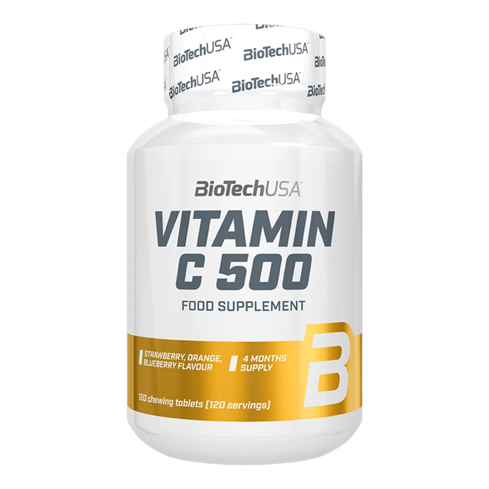 Vitamine C 500 - 120 Comprimés, Strawberry Orange Blueberry