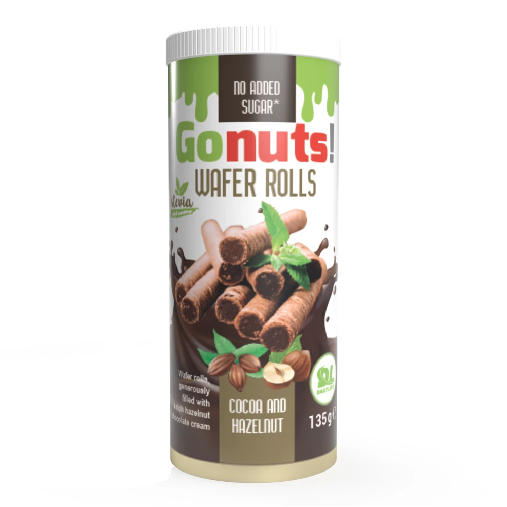 Wafer Rolls - 135g, Cocoa Hazelnut