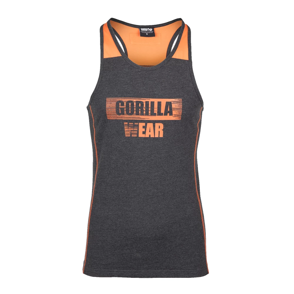 Wallace Tank Top - XXL, Gray/Orange