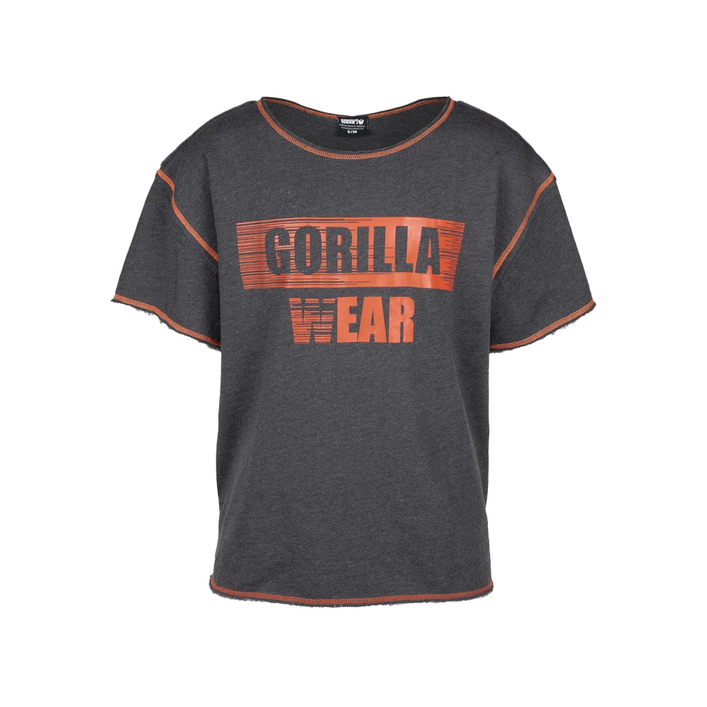 Wallace Workout Top - XXL/XXXL, Gray/Orange
